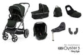 Oyster 3 Luxury Travel System In Black Olive on Gunmetal Chassis