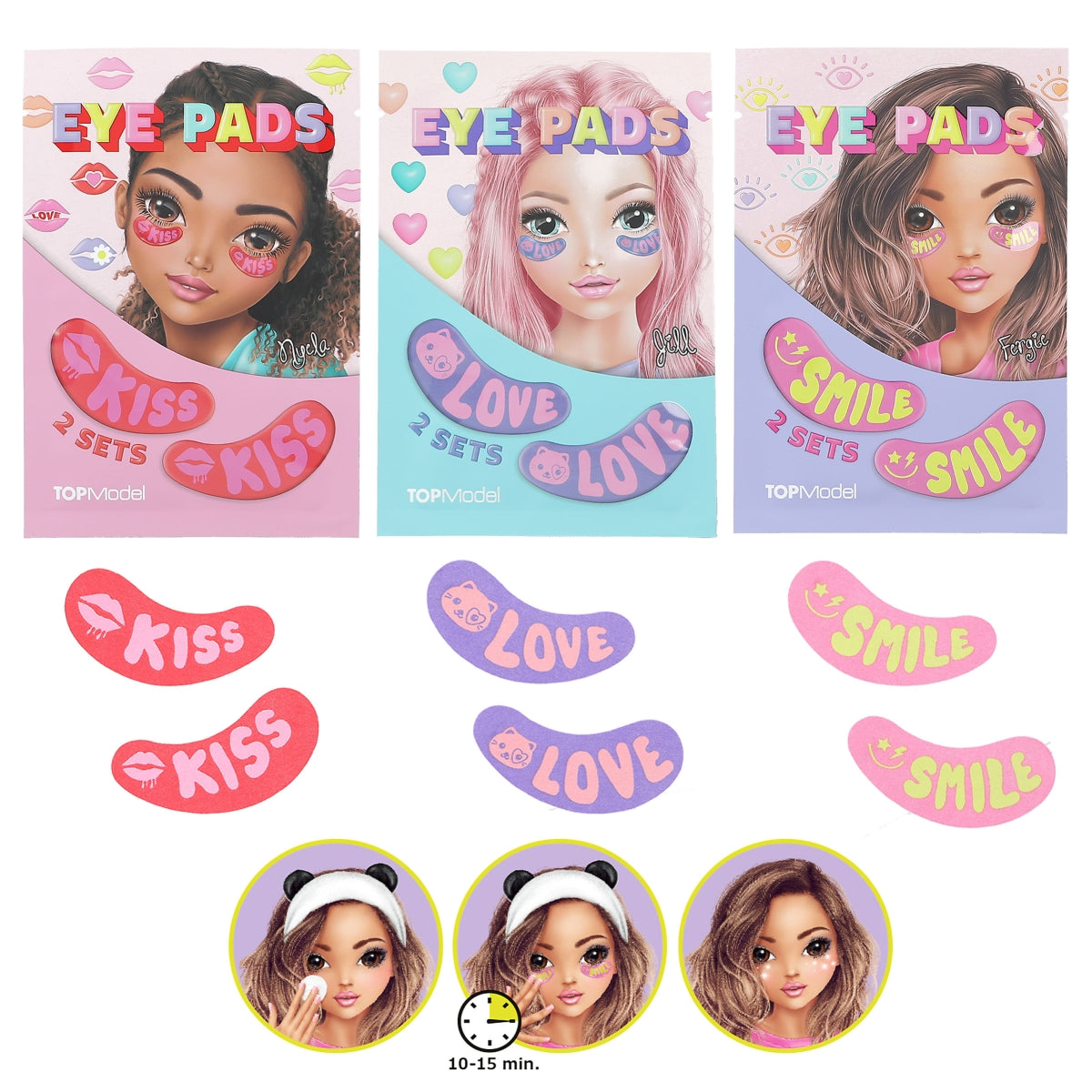 TOP MODEL 0412821 BEAUTY EYE PADS (ONE SUPPLIED AT RANDOM)