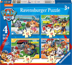 RAVENSBURGER 06936 PAW PATROL 4 IN A BOX PUZZLE