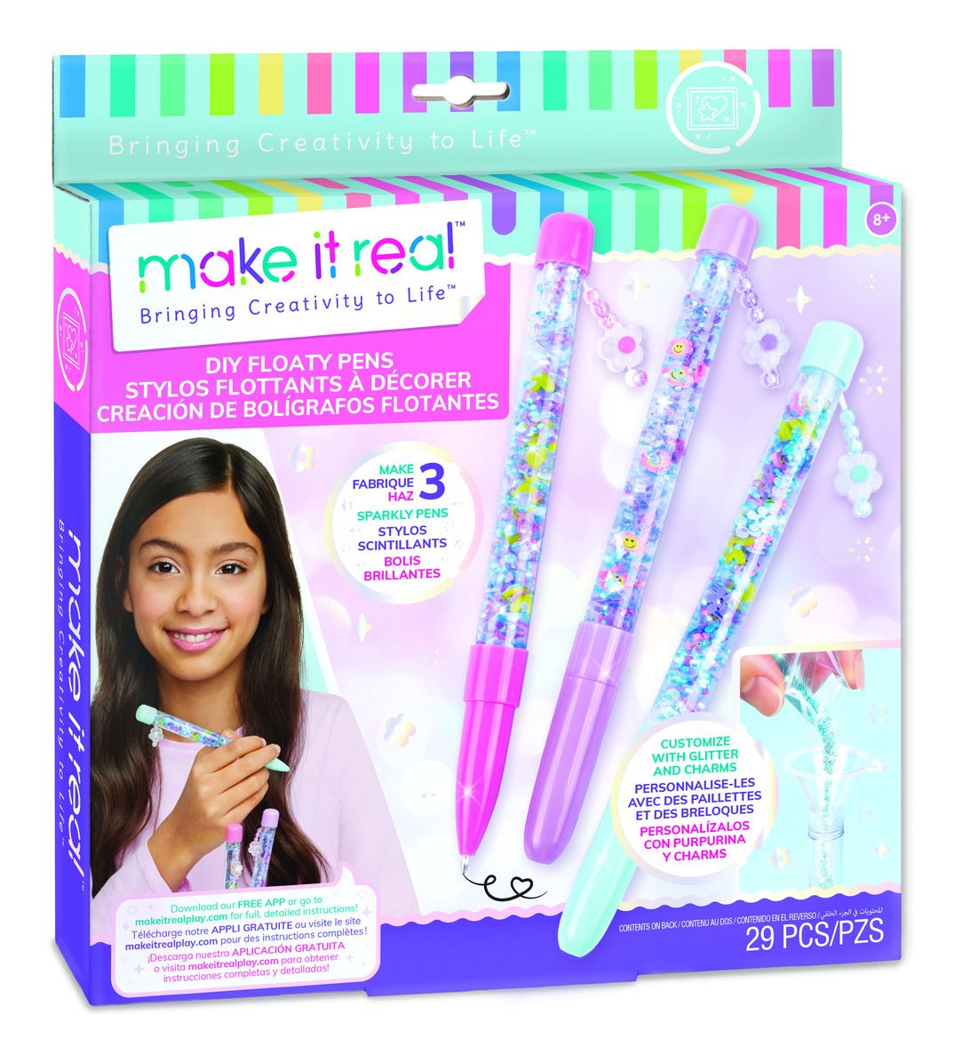 MAKE IT REAL 1326 DIY FLOATY PENS SET
