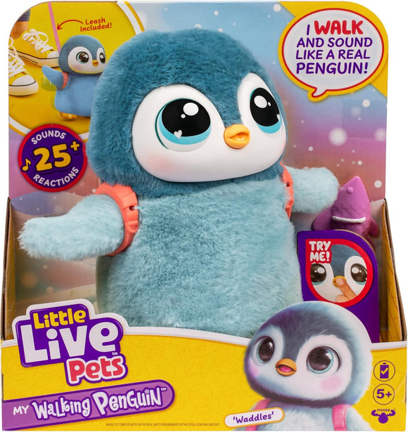 LITTLE LIVE PETS 26535 MY WALKING PENGUIN  WADDLES