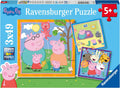 RAVENSBURGER EJ5579 PEPPA PIG 3x49 PIECE PUZZLES