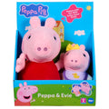 PEPPA PIG 08422 PEPPA AND EVIE PLUSH TOY SET