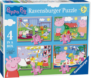 RAVENSBURGER 06958 PEPPA PIG 4 IN A BOX JIGSAW PUZZLES