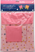 DOLLS WORLD 78610 QUILT AND PILLOW SET