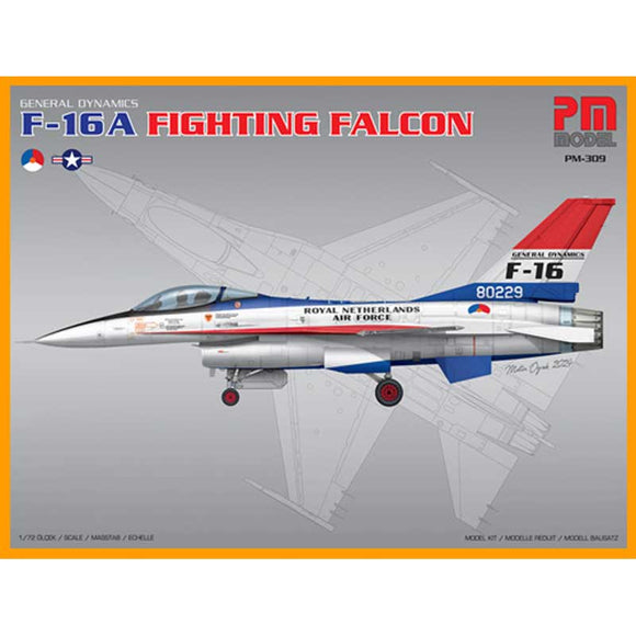 PM MODELS PM-309 F-16 F Fighting Falcon Dutch & US Air Forces  1/72 SCALE