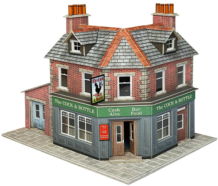 METCALFE PO308 00/H0  Scale Corner Shop / Pub – Brick