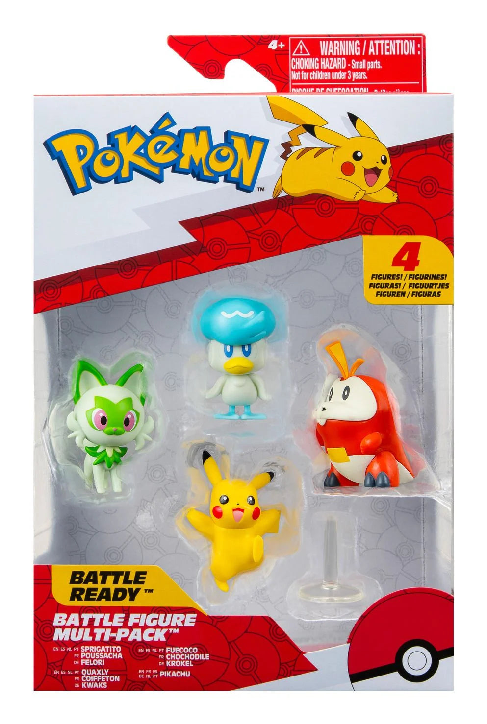 **25% OFF** POKEMON PKW3402 BATTLE PACK SPRIGATITO FUECOCO QUAXLY PIKACHU