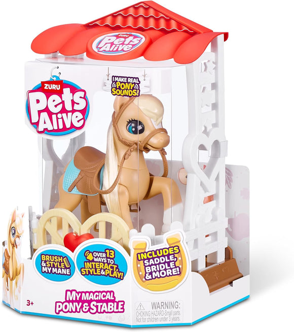 ZURU PETS ALIVE 9546 MY MAGICAL PONY AND STABLE