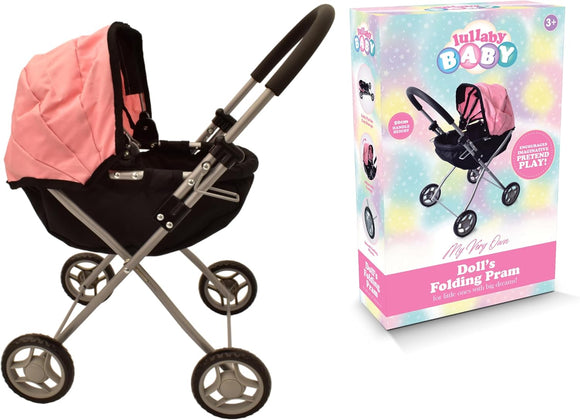 LULLABY BABY 2265 MY VERY OWN DOLLS FOLDING PRAM