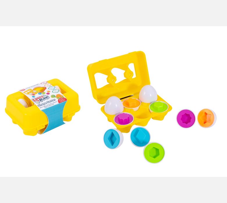 FIRST STEPS PS813 LEARN AND PLAY SHAPE SORTER EGGS