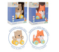 FIRST STEPS WOODEN PS888 MY FIRST PUSH ALONG FRIEND (FOX OR BEAR) ONE SUPPLIED AT RANDOM