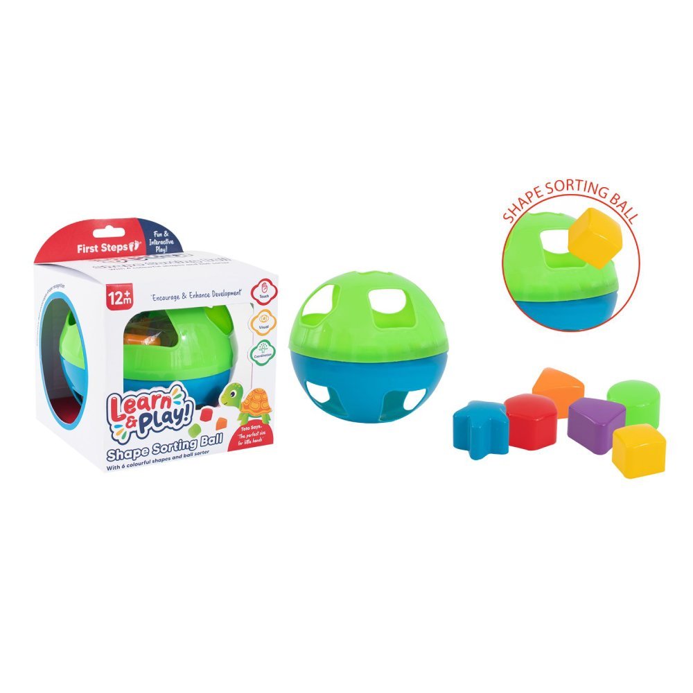 FIRST STEPS PS921 SHAPE SORTING BALL
