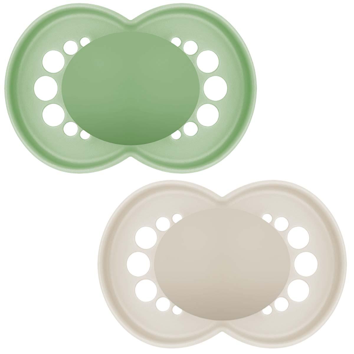 MAM Original Pure Soother 6months+ Months Green Plain