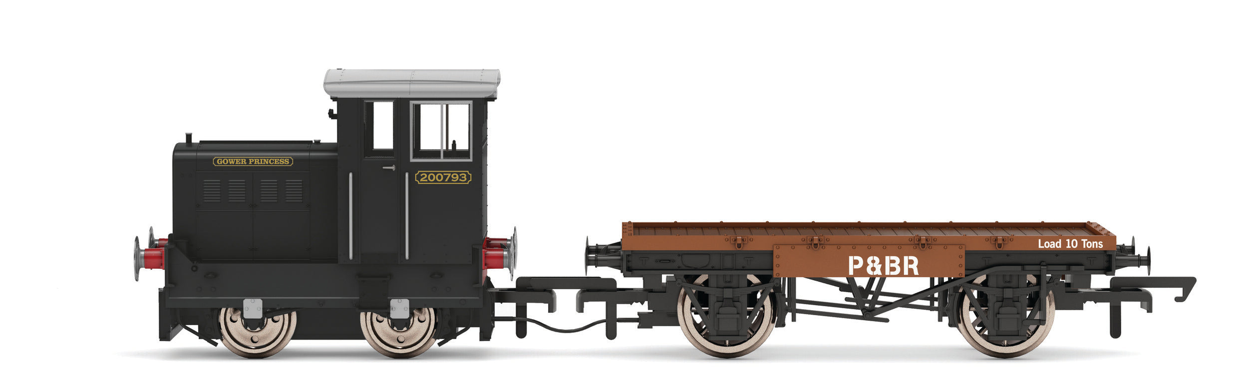 Hornby R30013 Ruston & Hornsby 48DS, 0-4-0, 200792 'Gower Princess' - Era 10