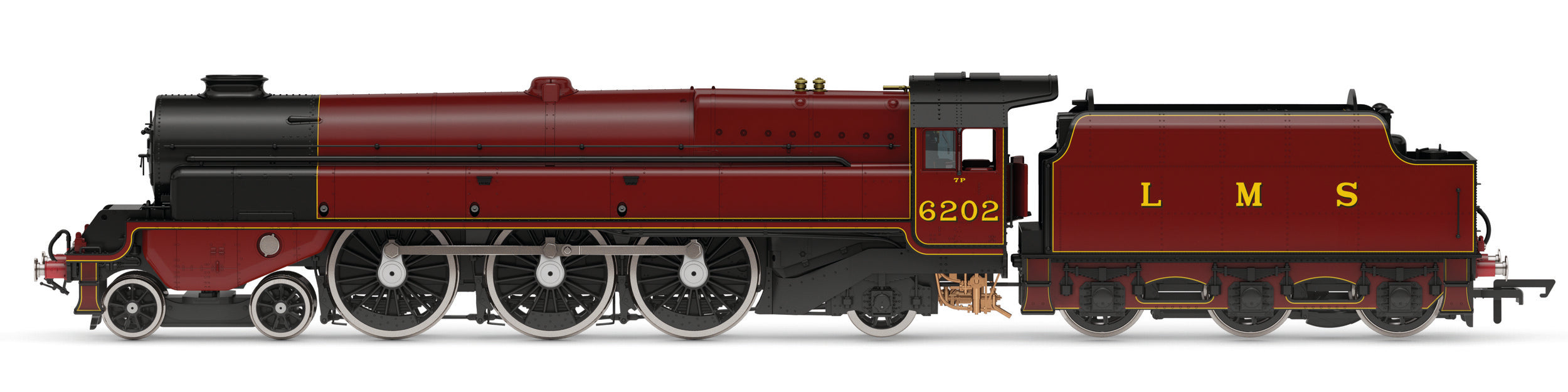 Hornby R30134 LMS, Princess Royal Class 'The Turbomotive', 4-6-2, 6202 - Era 3