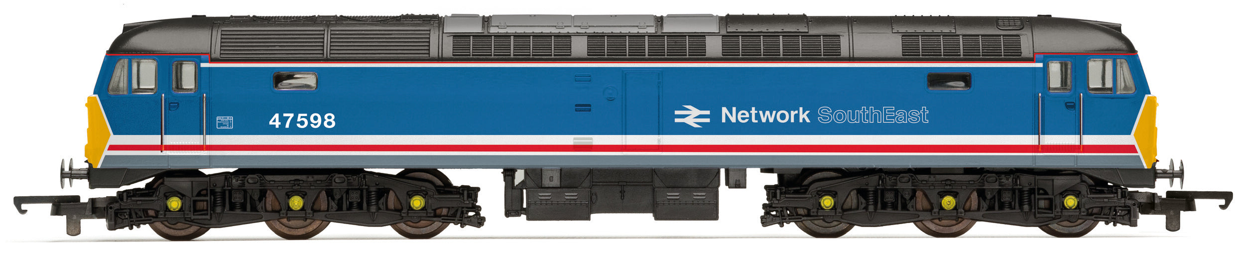 Hornby R30187 RailRoad Plus NSE, Class 47, Co-Co, 47598 - Era 9