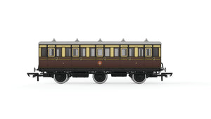 Hornby  R40306 GWR, 6 Wheel Coach, 3rd Class, 2523 - Era 2/3