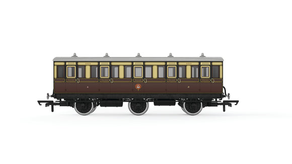 Hornby  R40306 GWR, 6 Wheel Coach, 3rd Class, 2523 - Era 2/3