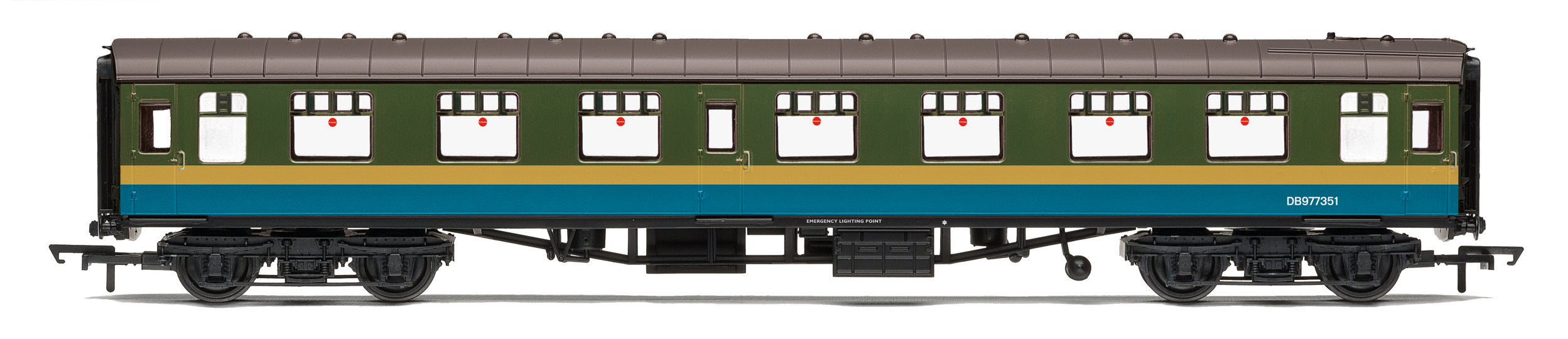 Hornby R40346 BR Departmental, exMk1 First Open, DB977351 - Era 8
