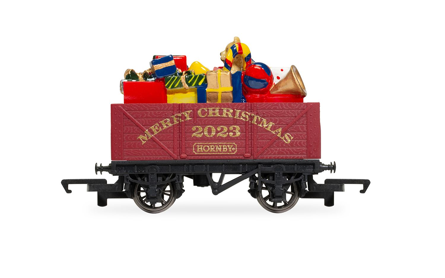 HORNBY R60082 7 PLANK WAGON CHRISTMAS 2023