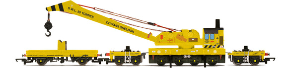 HORNBY R60123 The One:One Collection, BR, 50T Breakdown Crane, Cowans Sheldon, 'ADRC96719' - Era 8