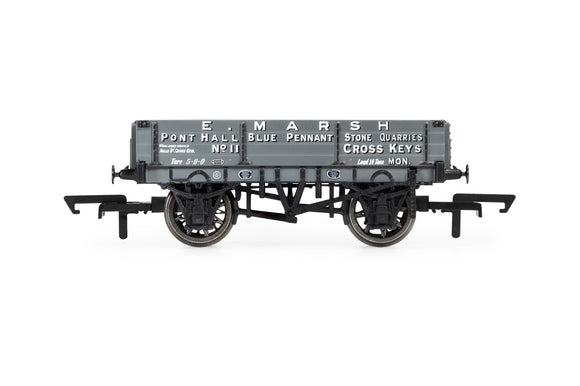 Hornby R60189 3 Plank Wagon, E. Marsh - Era 3