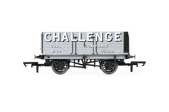 Hornby R60193 7 Plank Wagon, Challenge Coal Company - Era 3