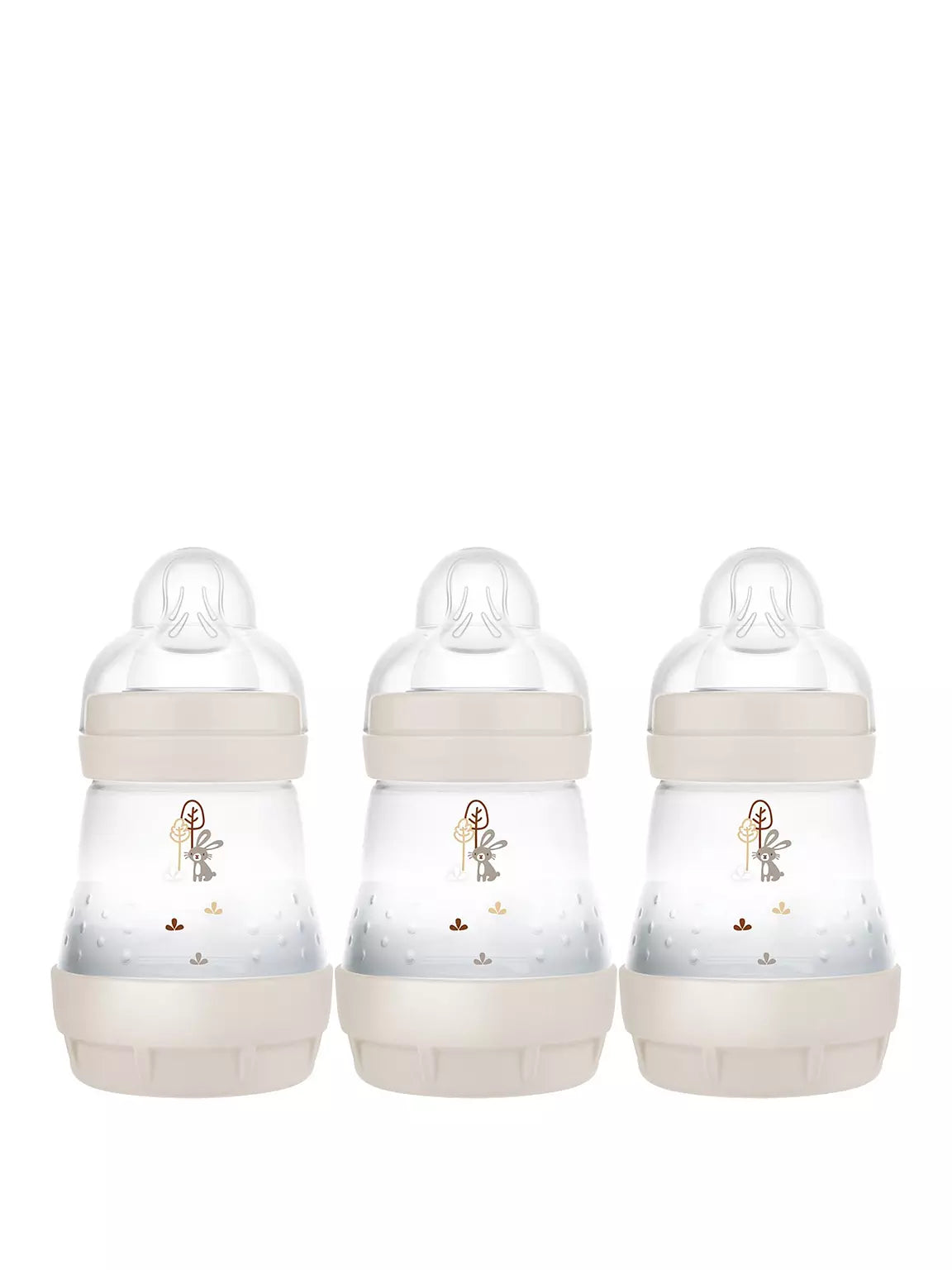 MAM Easy Start Anti Colic Bottle 0m+ 3 Pack- White