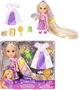 DISNEY PRINCESS 23379 PETITE LONGEST HAIR RAPUNZEL FASHION DOLL SET