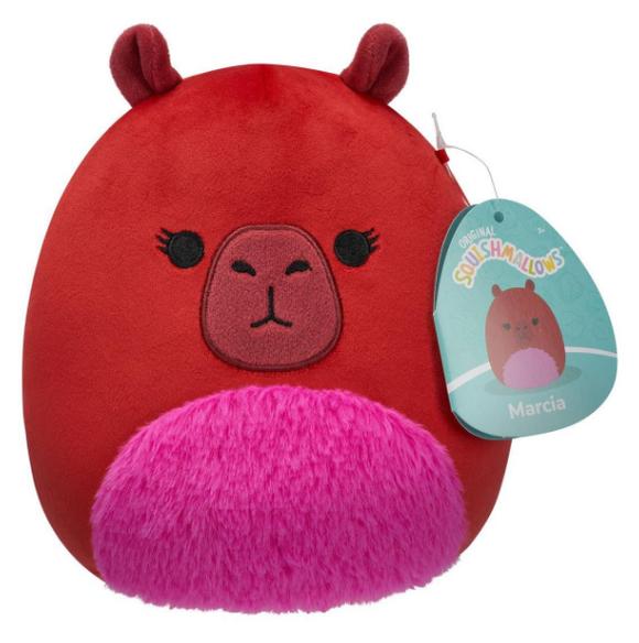 SQUISHMALLOW 06581 MARCIA MAROON CAPYBARA 7.5