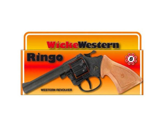 WICKE WESTERN P8411 RINGO 8 SHOT WESTERN REVOLVER CAP  GUN