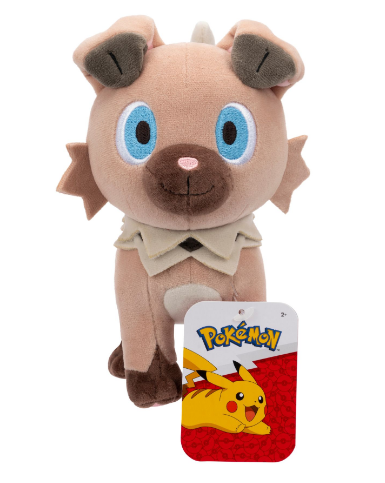 POKEMON 71009 ROCKRUFF 8 INCH PLUSH SOFT TOY