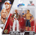 WWE JGD62 DOUBLE PACK THE ROCK FINAL BOSS & JOHN CENA