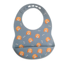 ZIGGLE SIL5416 SILICONE CATCH IT BIB COCKAPOO DOG