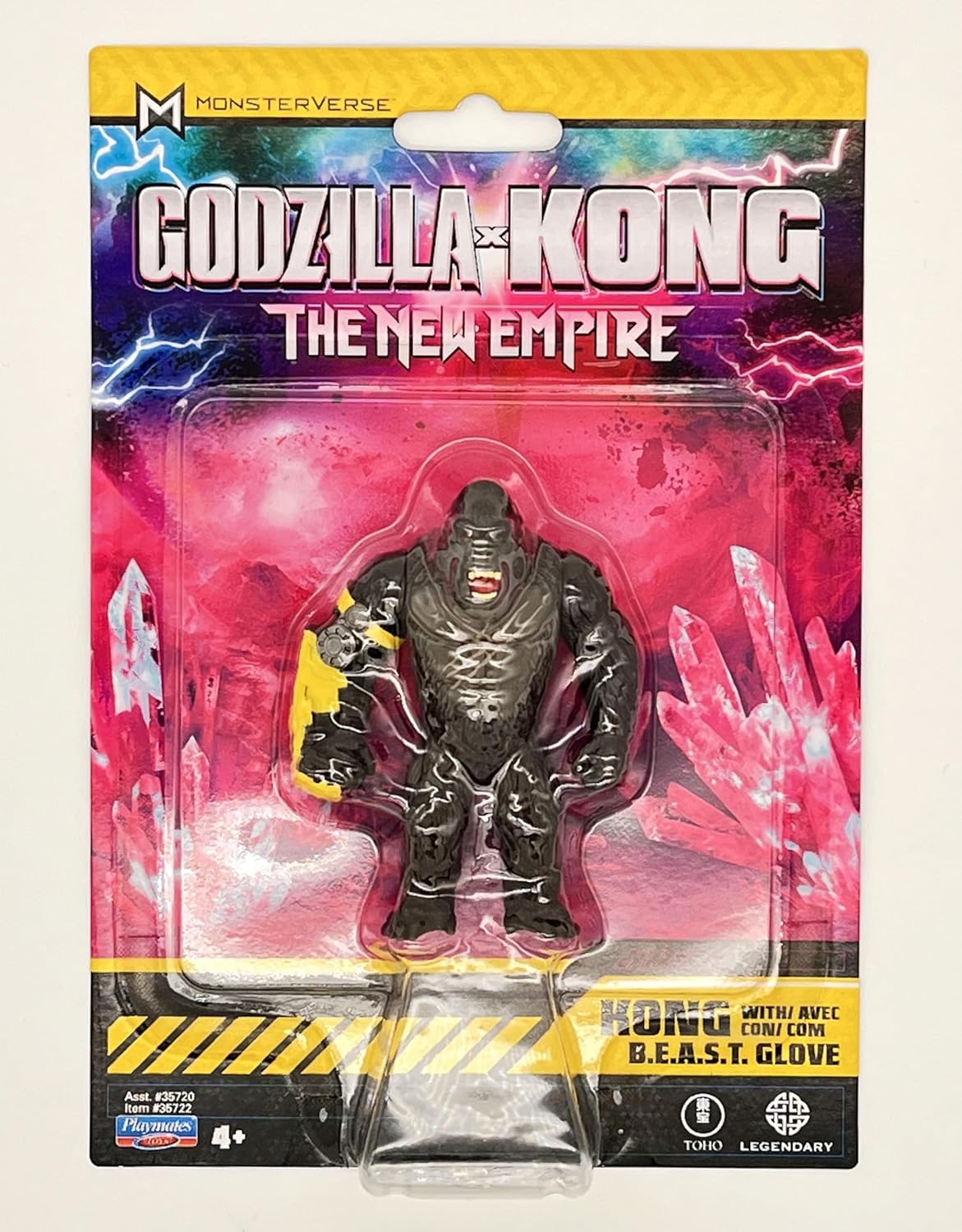GODZILLA X KONG 3.5" KONG WITH B.E.A.S.T GLOVE THE NEW EMPIRE