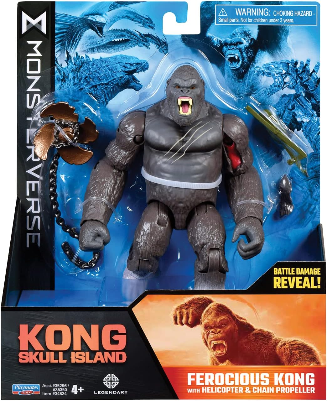 MONSTERVERSE 34824 SKULL ISLAND FEROCIOUS KONG