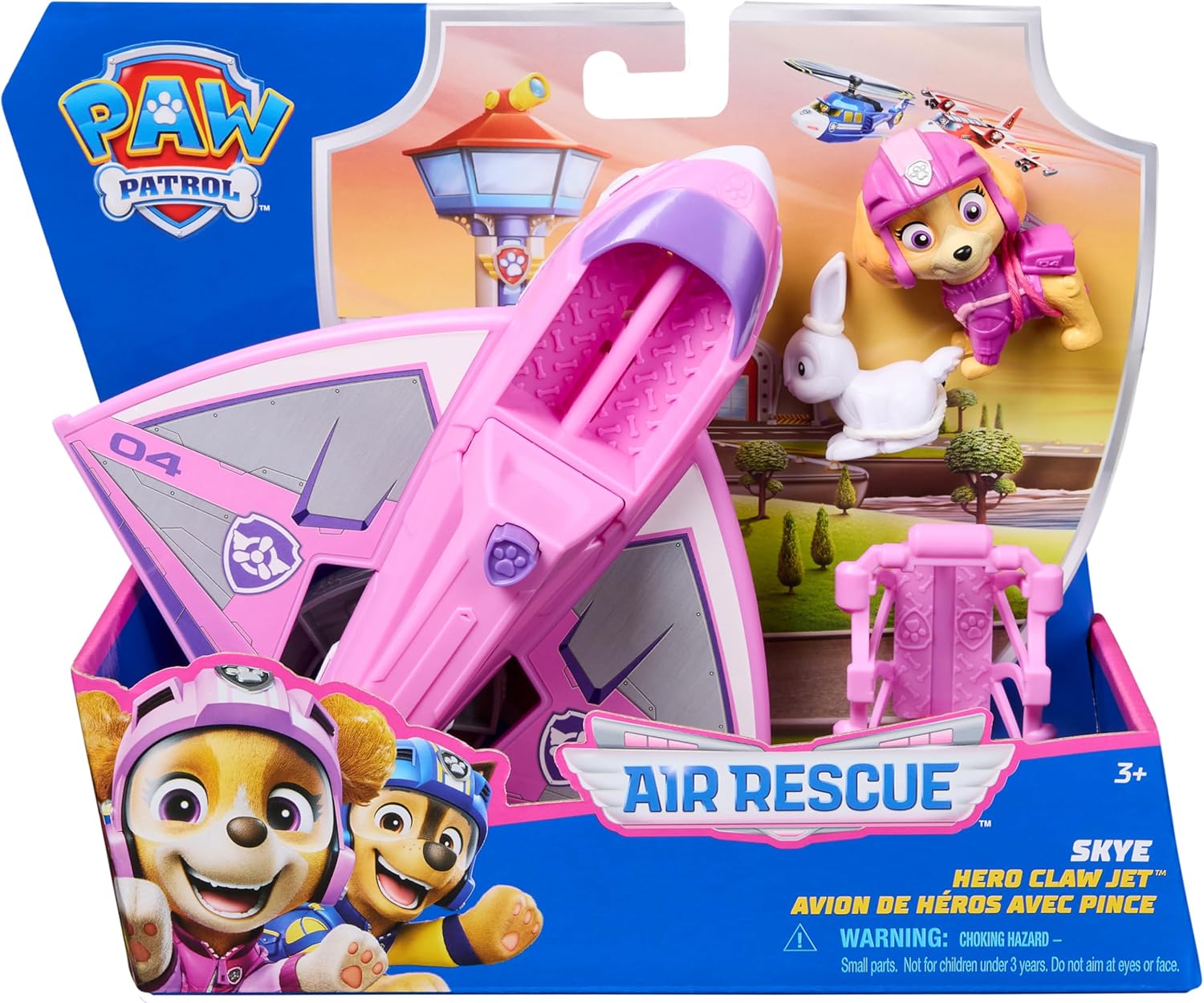 PAW PATROL 6071215 AIR RESCUE SKYE HERO CLAW JET