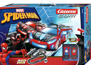 CARRERA GO!!! MARVEL SPIDERMAN 1:43 SLOT CAR RACING SET