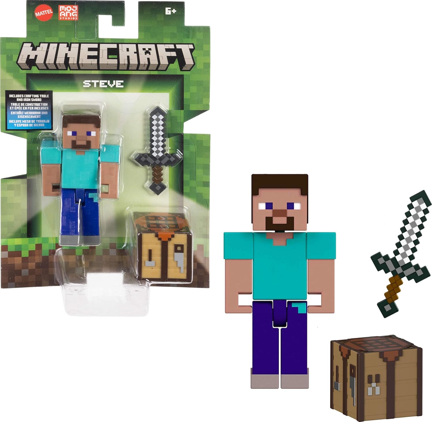 MINECRAFT JCN28 STEVE 3.5IN FIGURE