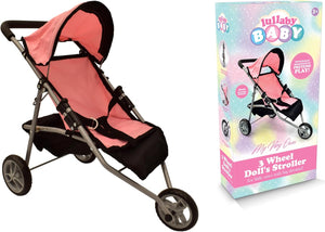 LULLABY BABY 2243 MY VERY OWN 3 WHEEL FOLDABLE DOLLS STROLLER