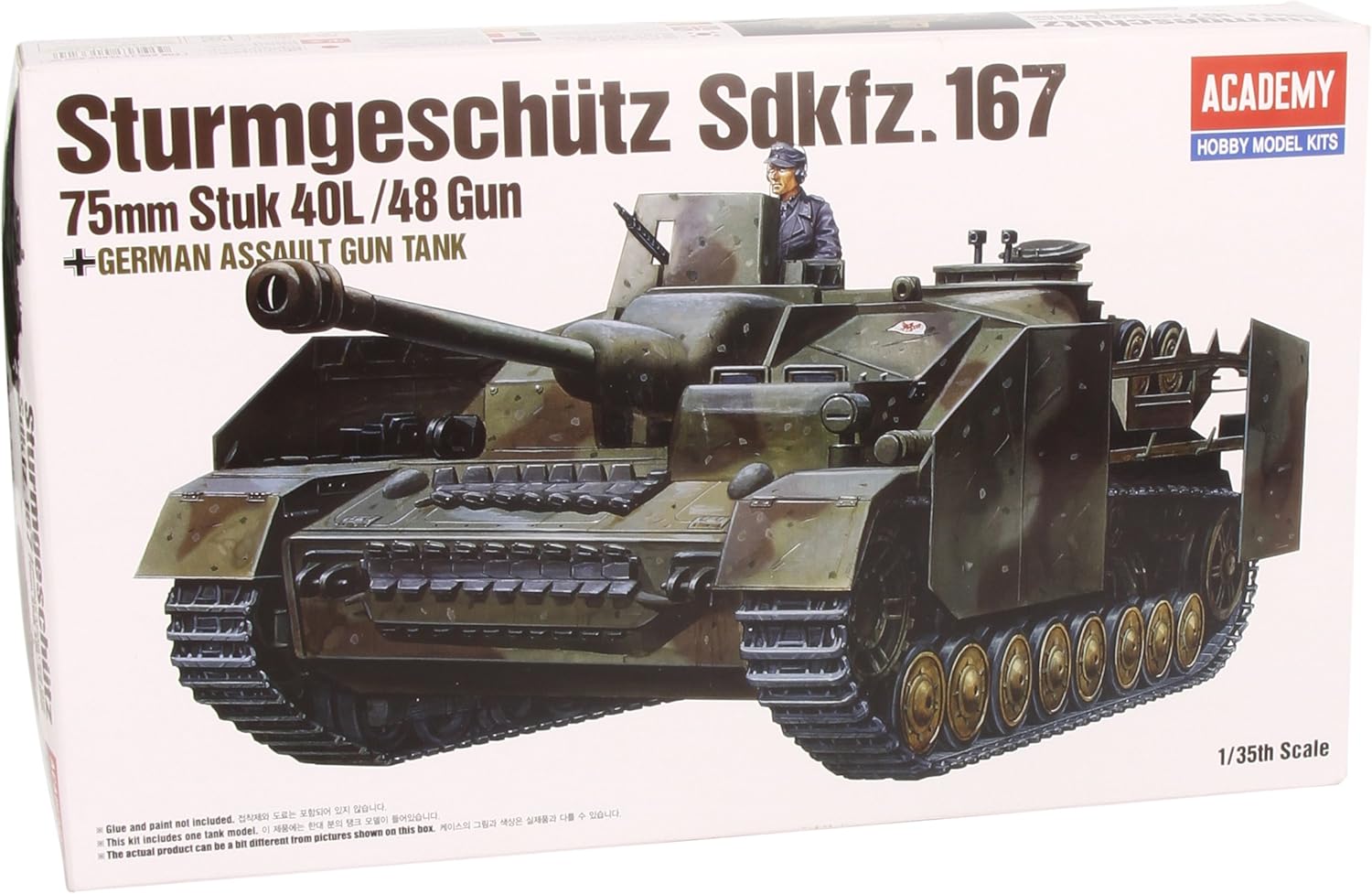 ACADEMY 13235 STURMGESCHUTZ SDKFZ.167 1/35 SCALE