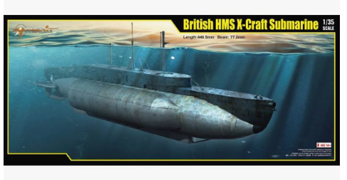 I LOVE KIT 63504 BRITISH HMS X-CRAFT SUBMARINE 1/35 SCALE