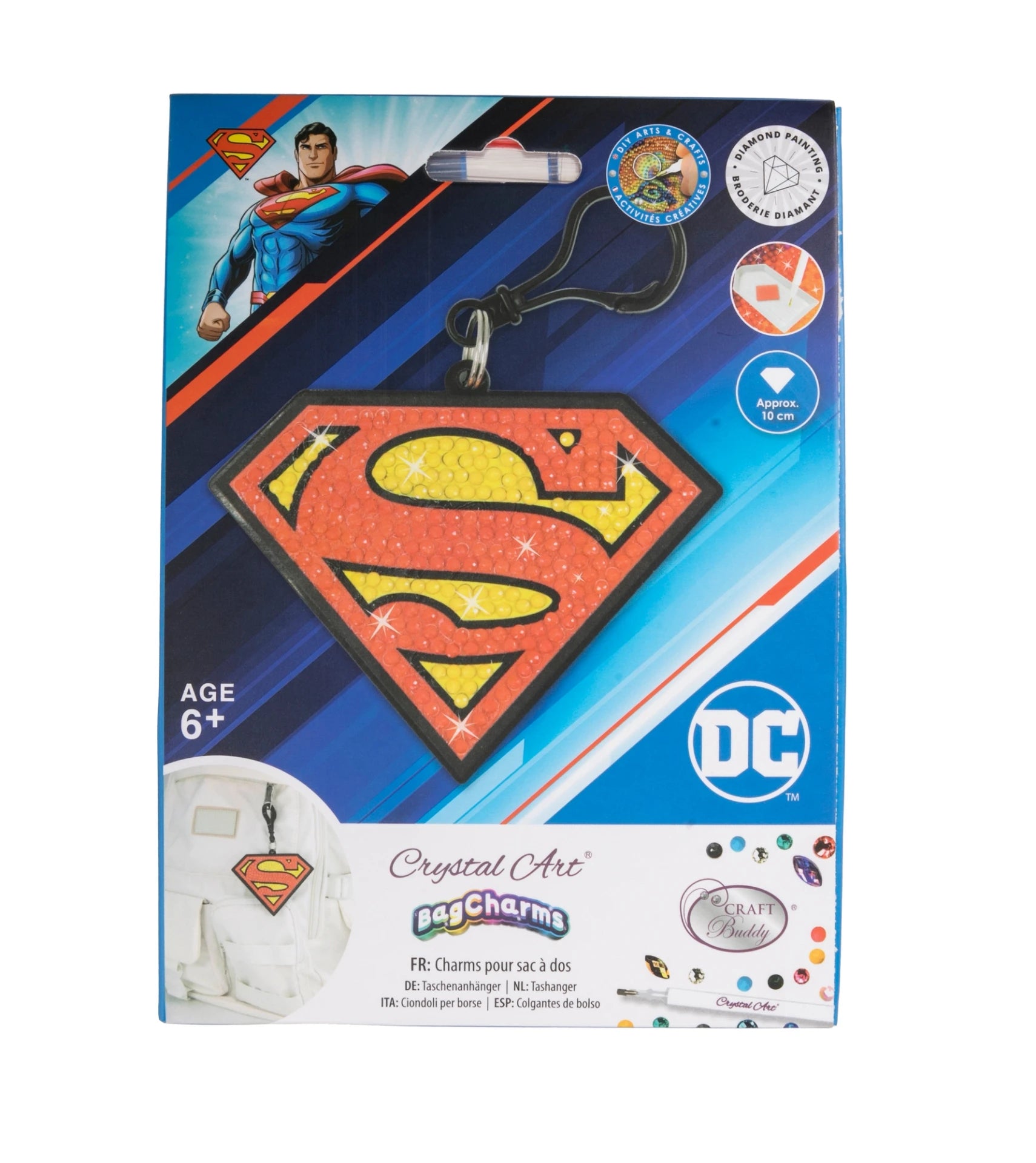 CRAFT BUDDY CABC-DCU002 BAG CHARMS SUPERMAN