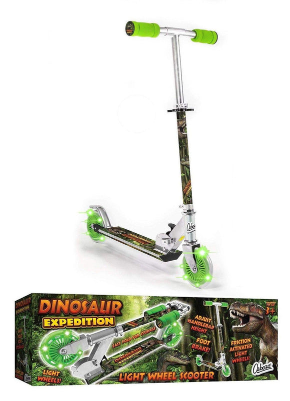 OZBOZZ SV14697 DINO EXPEDITION LIGHT UP SCOOTER