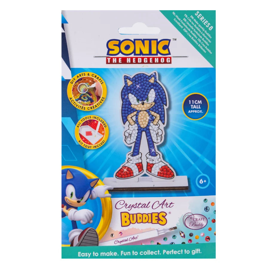 CRAFT BUDDY CAFGR-34SCU121 SONIC THE HEDGEHOG CRYSTAL ART BUDDIES