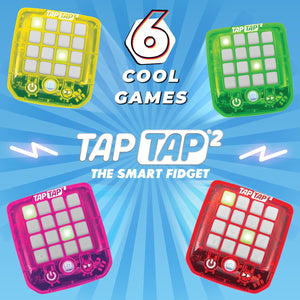 TAP TAP 2 SMART FIDGET PALM SIZE MEMORY SENSORY GAME (COLOURS VARY, ONE SUPPLIED AT RANDOM)