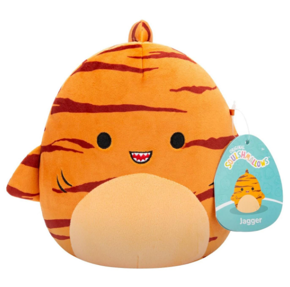 SQUISHMALLOW 06597 JAGGER THE TIGER SHARK 7.5