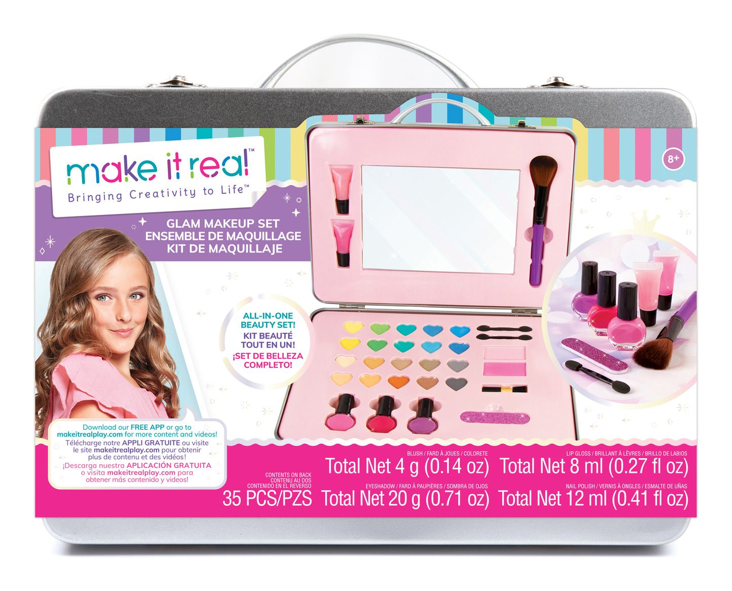 MAKE IT REAL 2506 GLAM MAKE UP CASE