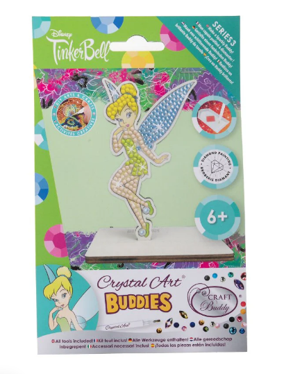 CRAFT BUDDY CAFGR-DNY026 DISNEY TINKERBELL CRYSTAL ART BUDDIES